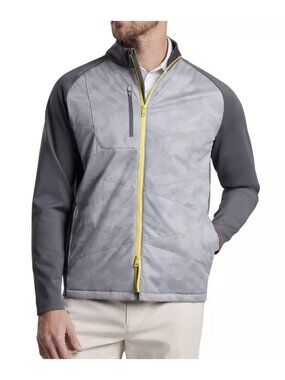 NWT~PETER MILLAR MEN'S ENDEAVOR HYBRID PERF. JACKET~M~GALE GREY / IRON ~$245